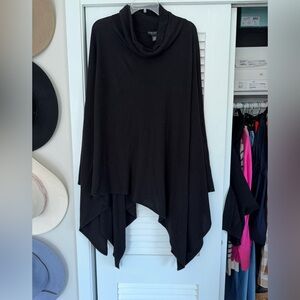 Forever 21 Black Cowl Neck Poncho